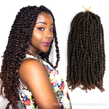 pre twist Passion Twists crochet braiding hair Synthetic Hair Extensions Ombre Braids water wave passion Twists Braiding